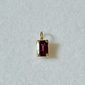 ✅SOLD✅ New Oradina 14k Solid Gold Rhodolite July Birthstone Pendant Charm